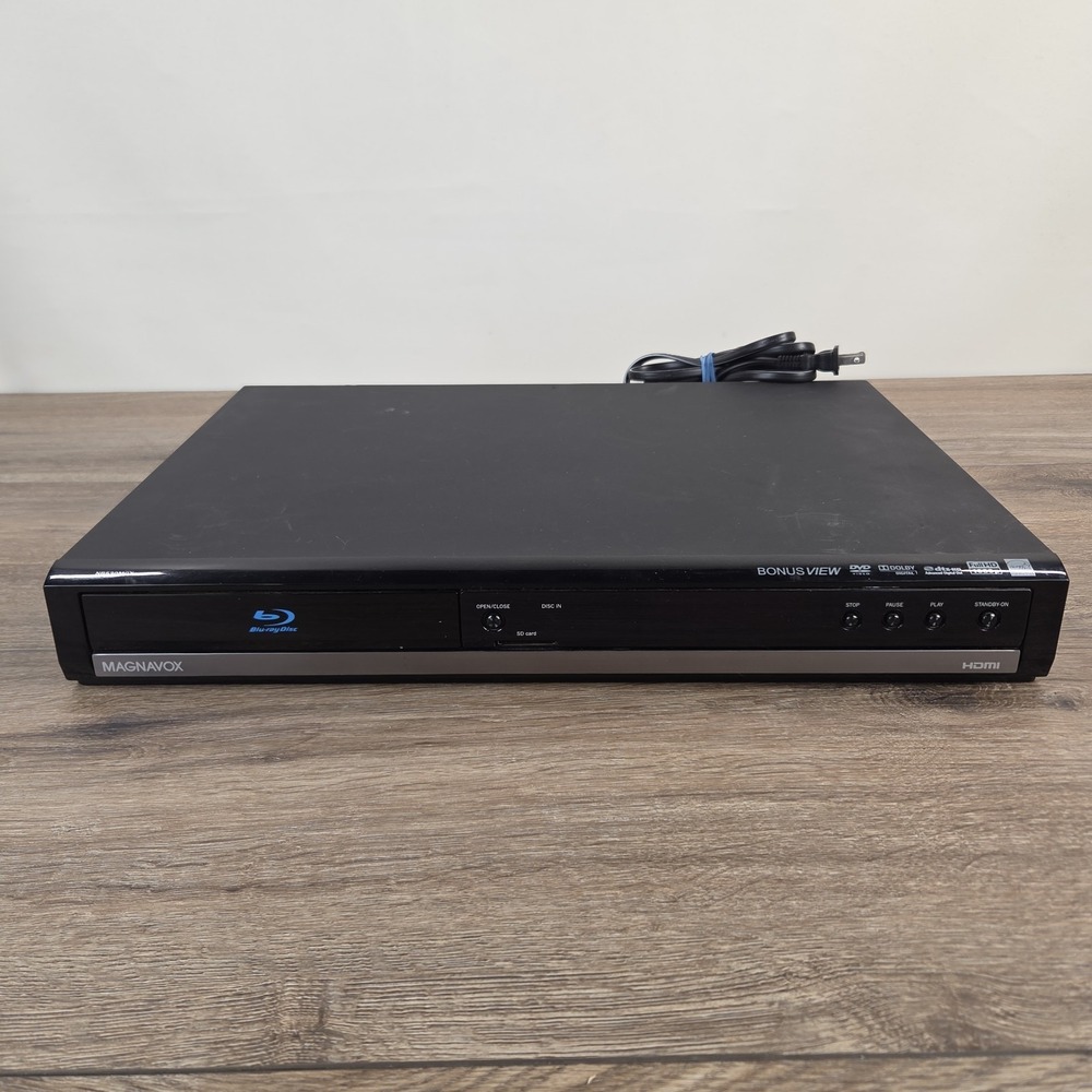 Magnavox NB530MGX Blu-Ray & DVD Player No Remote Tested Working Black